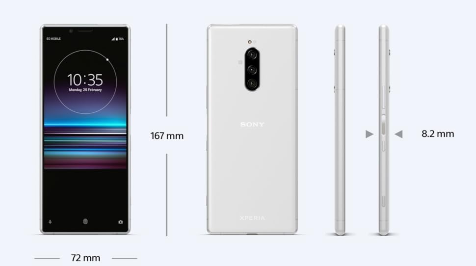 Amazon.co.jp: Sony XPERIA 1 Dual SIM (J9110) 128GB/6GB