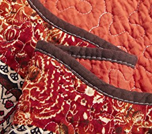 Amazon｜MEIQB アメリカン田園復古 ベッドカバー ベッドスプレッド