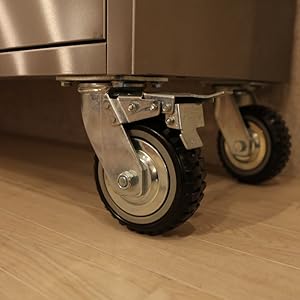 ステンレススチール製引き出しキャビネット・DIYツールワゴン 楽天市場】ツールキャビネット 幅157cm ステンレス製 木天板