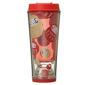 Amazon | スターバックス ニューイヤータンブラーダルマ 355