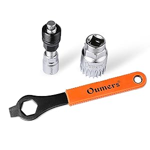 Amazon.co.jp: OUMERS 自転車工具 コッタレスクランク 抜き+16mm