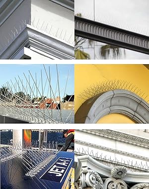 Amazon | ハト・カラス飛来防止 鳥よけスパイク2 (ステンレスロッド Amazon | ハト・カラス飛来防止 鳥よけスパイク2 (ステンレスロッド