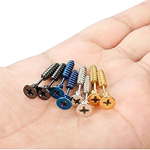 ピピandシェリー様♡専用ページ〔ネジバネイヤリング・ピアス 〕 Amazon.co.jp: Jstyle[ジェイスタイル]【4ペアセット】スタッド