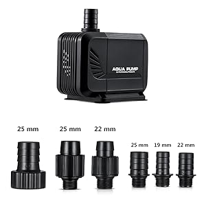 Amazon | Yimaler 水中ポンプ 循環ポンプ 給水・排水ポンプ 大型 水槽