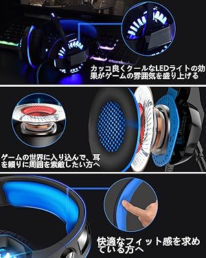 Amazon.co.jp: 【令和】 ヘッドセット ps4 有線 ゲーミング