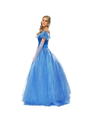 【月末まで期間限定値下げ】シンデレラ 水色 ドレス 仮装 ディズニー Amazon.co.jp: シンデレラドレス 女性用 ディズニープリンセス