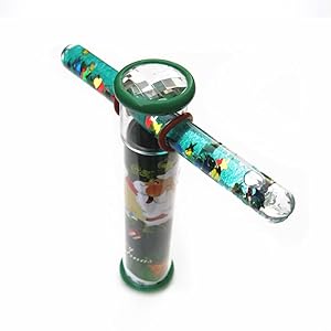 【美品】ノースアイランド 万華鏡 スコープ型 グリーン オイルワンド 共箱付き 美品】ノースアイランド 万華鏡 スコープ型 グリーン オイル
