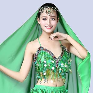 Amazon | 全11色 ベリーダンス衣装 ブラジャー 単品