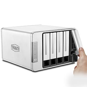 USB Type-C HDD5台ケースTERRAMASTER D5-310 TERRAMASTER D5-310 HDD Enclosure 5Bay Hardware Raid Supports