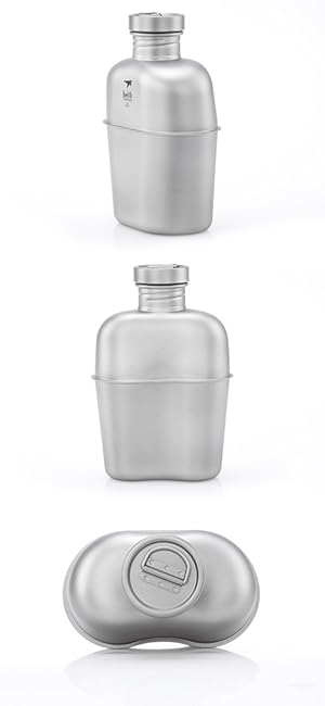 Amazon | Keith 1100ml+700ml チタン 兵式飯ごう キャンティーン