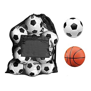 Amazon | ボールバッグ 特大 ボールケース メッシュ 10-15個