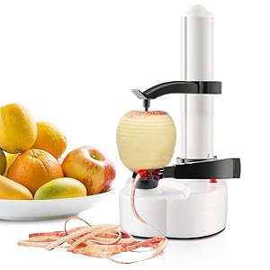 Amazon｜電動皮むき器 自動ピーラー りんご 果物皮むき 皮むき器