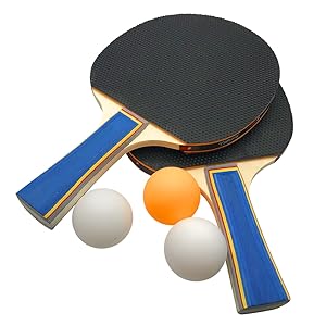 Amazon.co.jp: 卓球 ラケット ポータブル ラケット2本 ピンポン
