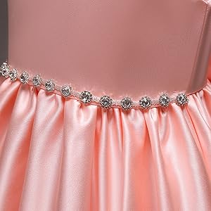 Amazon | [フォーペンド] 子供ドレスサテン 100 110 120 130 140