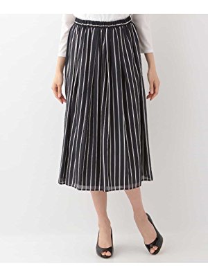 新品 HIROKO BIS【洗濯機で洗える】ストライプパールシフォンスカート　9 Amazon.co.jp: (ヒロコビス) HIROKO BIS 【洗濯機で洗える