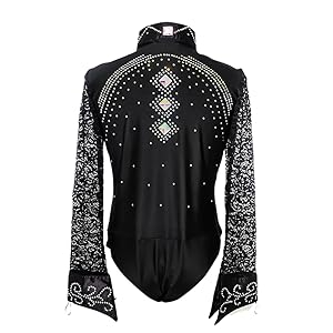 【美品 社交ダンス衣装】ブラック シャツ ブラウス 黒 レース ベロア メンズ 美品 社交ダンス衣装】ブラック シャツ ブラウス 黒 レース