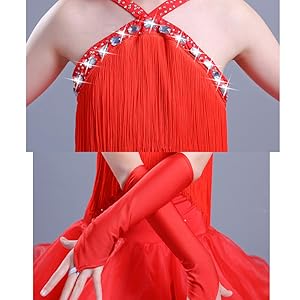 Amazon.co.jp: ラテンダンス衣装 フリンジ ラテンダンス衣装