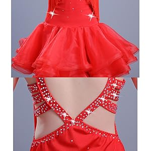 Amazon.co.jp: ラテンダンス衣装 フリンジ ラテンダンス衣装