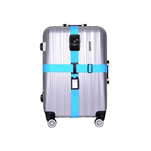 Amazon.co.jp: BlueCosto ブルー TSA 3桁数字暗号錠十字型スーツ