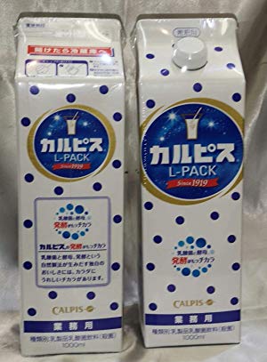 Amazon.co.jp: カルピス カルピス Lパック 1L×6本 : 食品