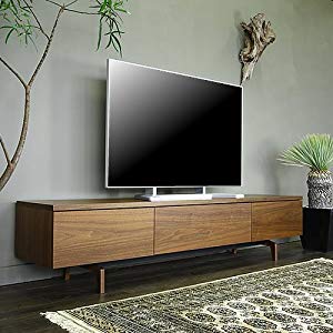 Amazon｜テレビ台 ワイドローボード 木製 国産 ウォールナット