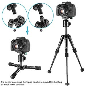 Neewer 20インチ/50センチ ポータブルコンパクトデスクトップマクロミニ三脚 (黒) Amazon | Neewer 20インチ/50センチ ポータブルコンパクト