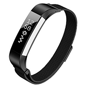 fitbit alta hr  純正ステンレスバンドつき Amazon.com : LAREDTREE Metal Loop Bands Compatible with