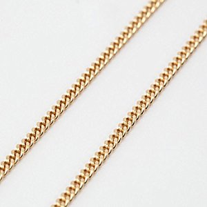 Amazon | 喜平ネックレス K18 18金 2面(5g-50cm)引輪 6mmLプレート 2面