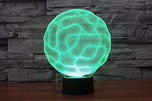 脳みそライト！ Amazon.co.jp : DOUBLETOP 脳みそ形 3D 常夜灯 卓上 机上 錯視