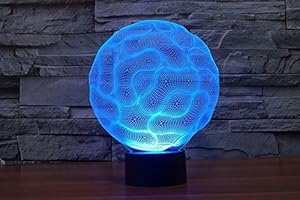 脳みそライト！ Amazon.co.jp : DOUBLETOP 脳みそ形 3D 常夜灯 卓上 机上 錯視