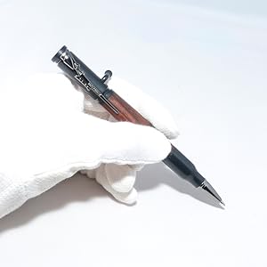 ライフル型ボールペン 木製 アメリカ製 Amazon | Yeaqee 木製ボルトアクションペン 弾丸ペン 銃好き用