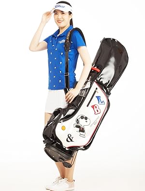 プロモデル LEE BENEDICT GOLF ゴルフバッグ ブラック&レッド LEE BENEDICT GOLF プロモデルキャディバッグ ブラック＆レッド