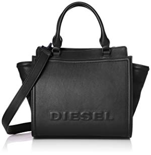DIESEL ディーゼル BADIA ブラック黒 カウレザー2wayハンドバッグ Amazon | [Diesel] (ディーゼル) レディース カウレザー 2WAY