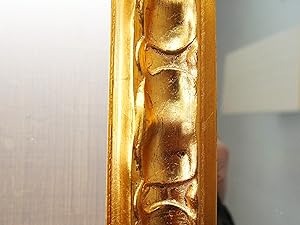 装飾的な金色フレームのスタンドミラー ぼん家具 姿見 アンティーク スタンド ミラー おしゃれ 全身 鏡