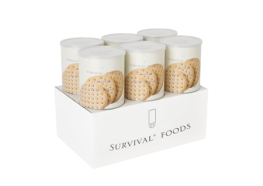 SURVIVAL FOODS クラッカー 867g 6缶 Amazon.co.jp: Survival Foods Cracker (30.9 oz (867 g), 6 Cans Set