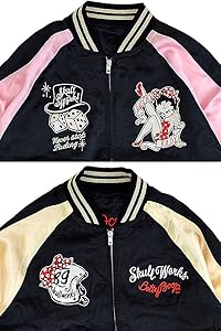 ベティちゃん✕スカルワークス　スカジャン ベティちゃん✕スカルワークス スカジャン - メルカリ