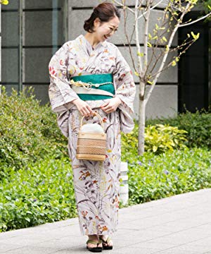 Amazon | [アーバンリサーチ ロッソ] 浴衣 浴衣 秋草 レディース