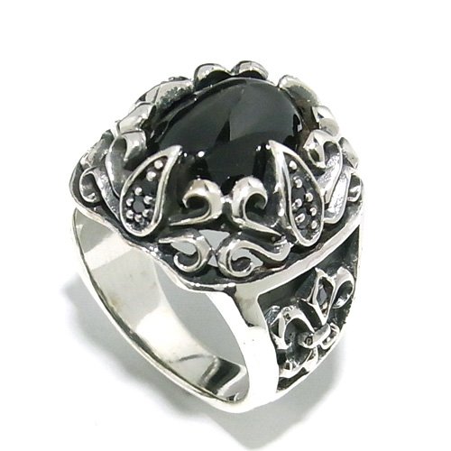 天然ブラックスターダイヤモンドシルバーリング Amazon | 新宿銀の蔵 デンジャラスフラワー ブラックスター