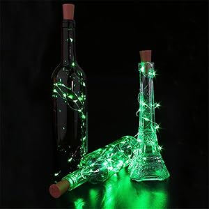 【インテリア】ボトルライト Amazon.co.jp : Vulcan ワインボトルライト ワイヤーライト DIY飾り