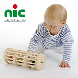 わらびもチ　スクイッシュ　マンハッタントイ&nic ガラガラドラム玉落とし わらびもチ スクイッシュ マンハッタントイ&nic ガラガラドラム