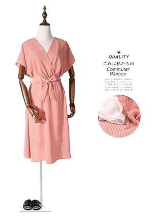 Amazon Co Jp シャツワンピース ストライプ Vネック フォーマル オフィス 大人 カジュアル Aライン 春 夏 涼しい シャツワンピ 半袖 服 ファッション小物 Amazon Co Jp シャツワンピース ストライプ Vネック フォーマル オフィス 大人 カジュアル Aライン 春 夏 涼しい シャツワンピ 半袖 服 ファッション小物