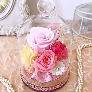 マリーアントワネット 大輪のピンクの薔薇 金額縁 134619016.jpg