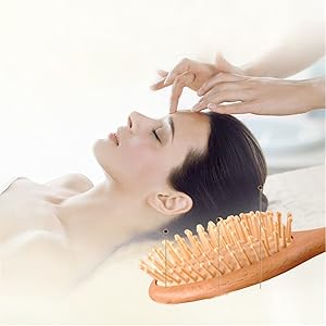 Amazon Minuomiヘアブラシ 木製櫛 くし ヘアケア 頭皮 肩 顔マッサージ 美髪ケア 血行促進 薄毛改善 ブラシクリーナー付き Minuomi ヘアアレンジ用コーム 通販