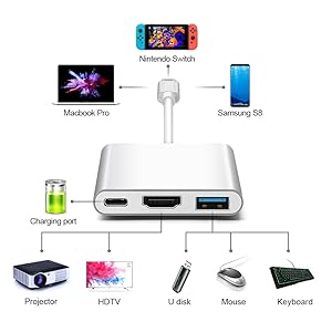 【ぽてさん専用】Switch Amazon.co.jp: ニンテンドー スイッチ ドック type-c to HDMI