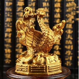 【風水ー四神獣花器】 金箔　鬼門除　台座　陰陽道 方位学　解説書付　希少品 Amazon.co.jp: xiulin 風水 四神獣 青龍 朱雀 白虎 玄武 置物 大