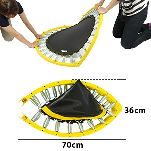 折りたたみトランポリン 美品 Amazon | 室内用 トランポリン 96cm 8本脚 静音 折りたたみ式
