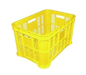 Amazon | 採集コンテナ（黄）メッシュ3個 約520（横）*約365