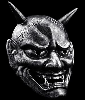 Amazon 神話広場 銀 般若 鬼 お面 高級 樹脂 製 和風 伝統 工芸 民芸 能 祭 舞台 稽古 踊り 正月 節分 厄除け 魔除け 民芸品 おもちゃ