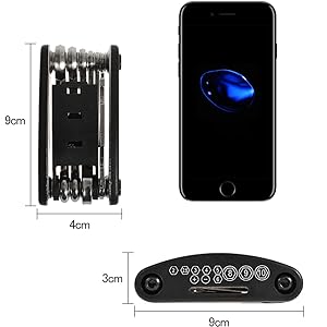 Amazon | Oziral 自転車工具セット 携帯マルチツール 六角レンチ