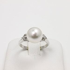 あこや真珠 リング　指輪 ブルー系 9mm 照り抜群 パール 系少大粒 luxe-1200.jpg